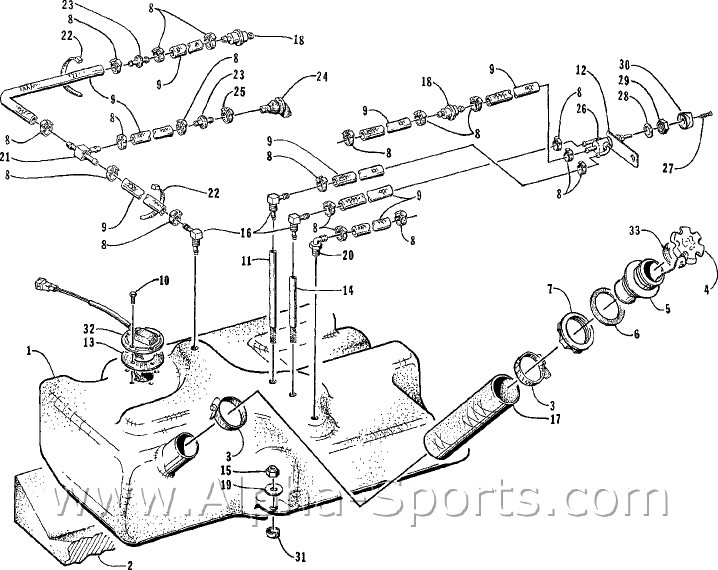 35 Tigershark Jet Ski Parts Diagram