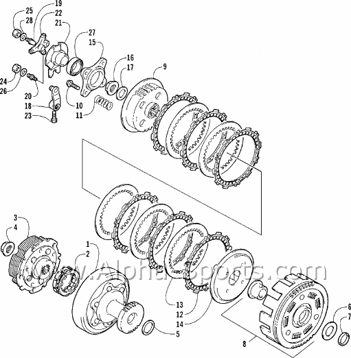 AC ATV Arctic Cat Parts Catalog - Alpha Sports OEM Parts Diagrams