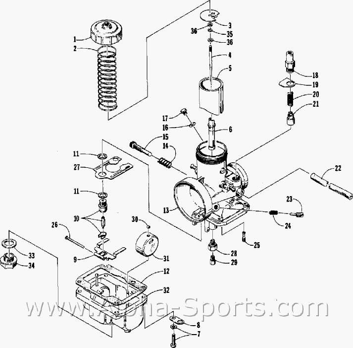 AC SN Arctic Cat Snowmobile Parts, OEM Arctic Cat Parts, Arctic Cat