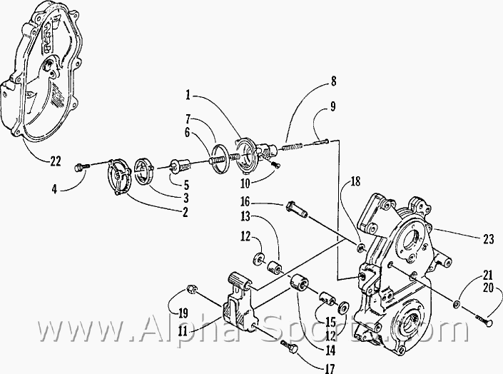 Genuine Arctic Cat Snowmobile Track Adjuster – OEM 3604-647, New, Read Listing