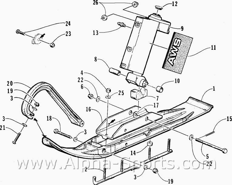 Arctic Cat Snowmobile OEM Parts Diagrams