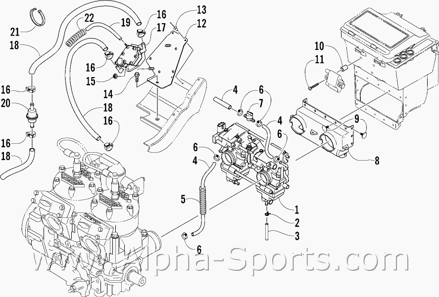 Arctic Cat Snowmobile OEM Parts Diagrams